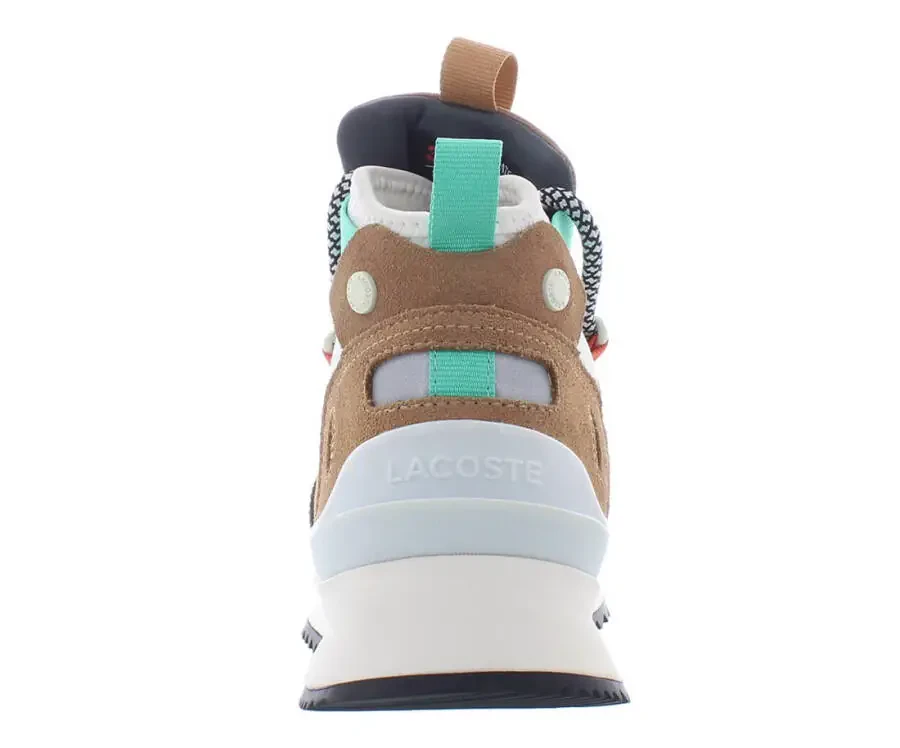 Lacoste Run Breaker Womens Shoes Size 5, Color: Tan/Off-White - 3