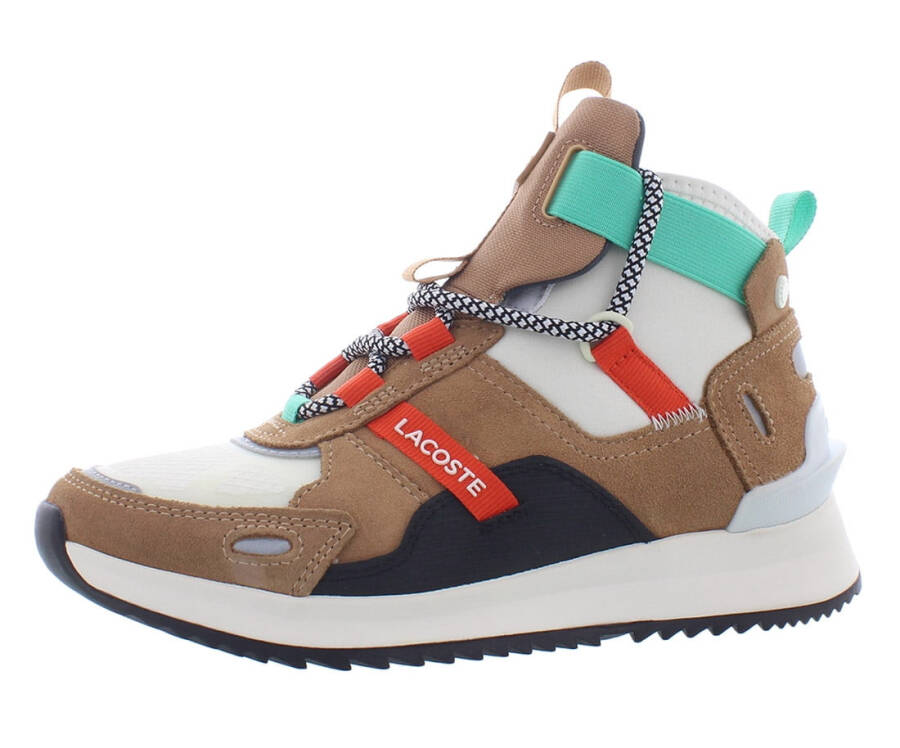 Lacoste Run Breaker Womens Shoes Size 5, Color: Tan/Off-White - 1