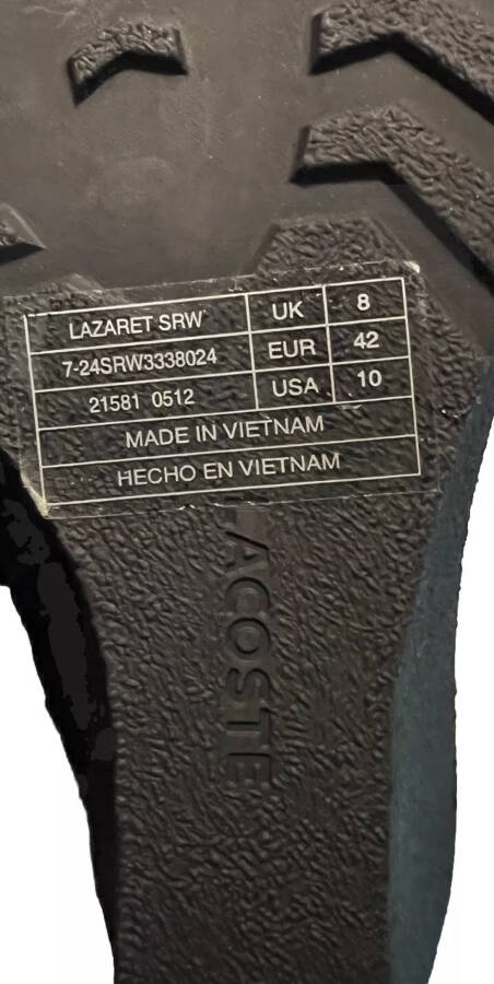 LACOSTE WOMEN BOOTS (Size 10) - 8