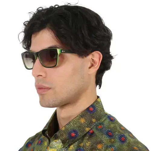 Lacoste Green Gradient Square Men's Sunglasses L683S 315 55 - 3