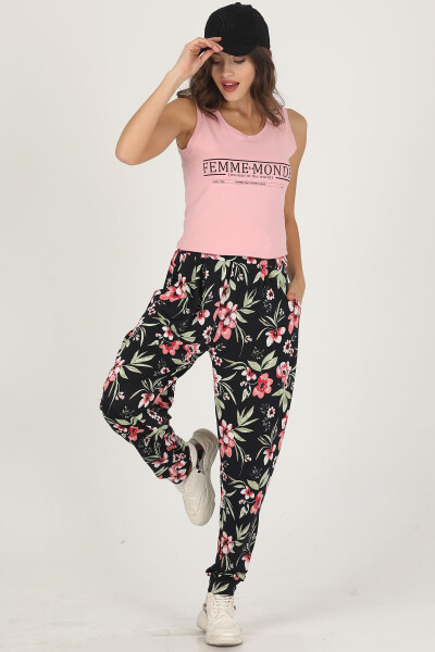 Lady Jenny Daphne Comfort Wear T-Shirt and Pants Set - 4