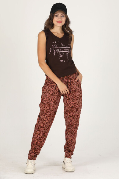 Lady Jenny Daphne Comfort Wear T-Shirt and Trouser Set - 4