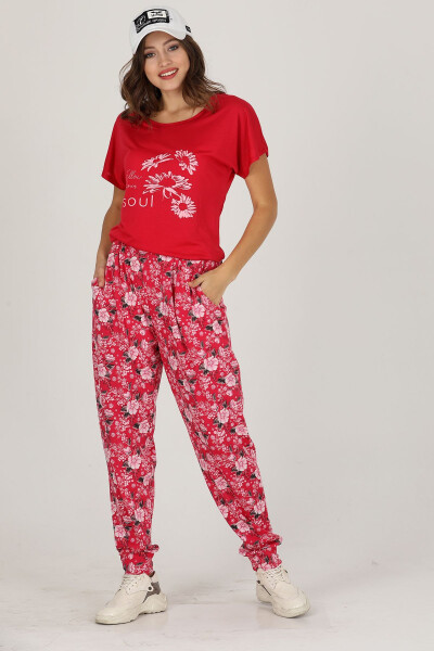 Lady Jenny Daphne Comfort Wear T-Shirt and Trousers Set - 1