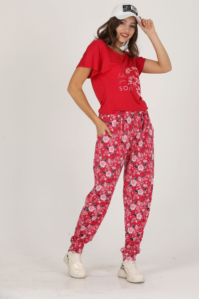 Lady Jenny Daphne Comfort Wear T-Shirt and Trousers Set - 2