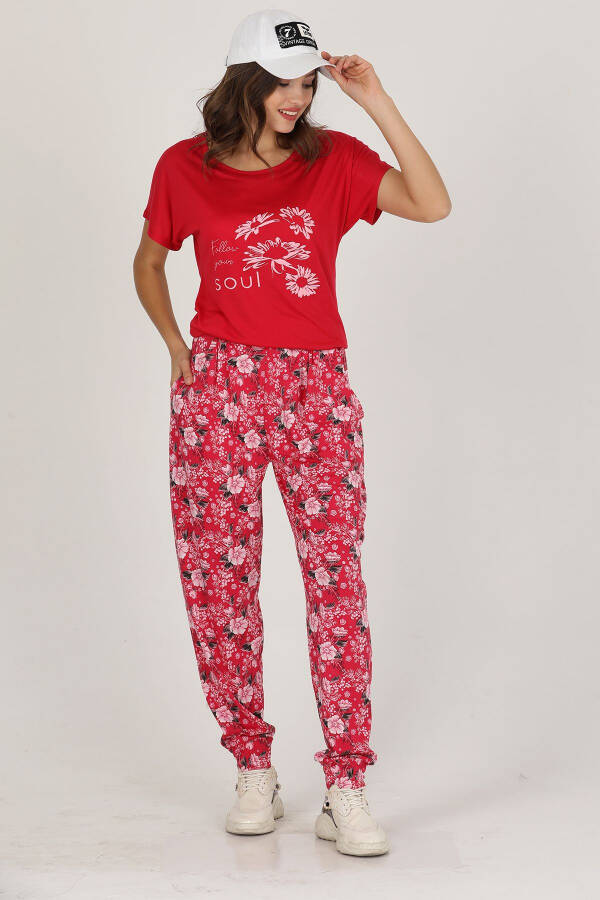 Lady Jenny Daphne Comfort Wear T-Shirt and Trousers Set - 3