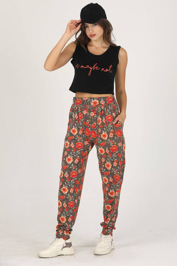 Lady Jenny Daphne Comfortable Clothing T-shirt and Trousers Set - 2