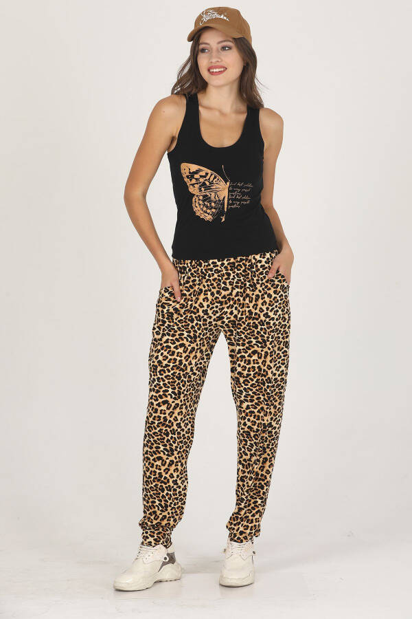 Lady Jenny Daphne Comfortable Clothing T-shirt and Trousers Set - 2