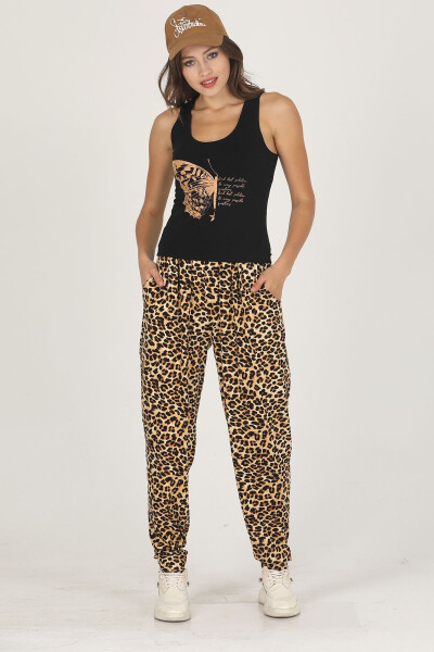 Lady Jenny Daphne Comfortable Clothing T-shirt and Trousers Set - 3