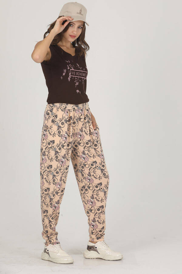 Lady Jenny Daphne Comfortable T-shirt and Trousers Set - 3