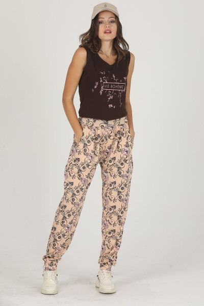 Lady Jenny Daphne Comfortable T-shirt and Trousers Set - 4