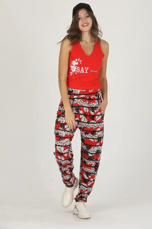 Lady Jenny Daphne Relaxed Wear T-shirt and Shalwar Set-10036 - 3