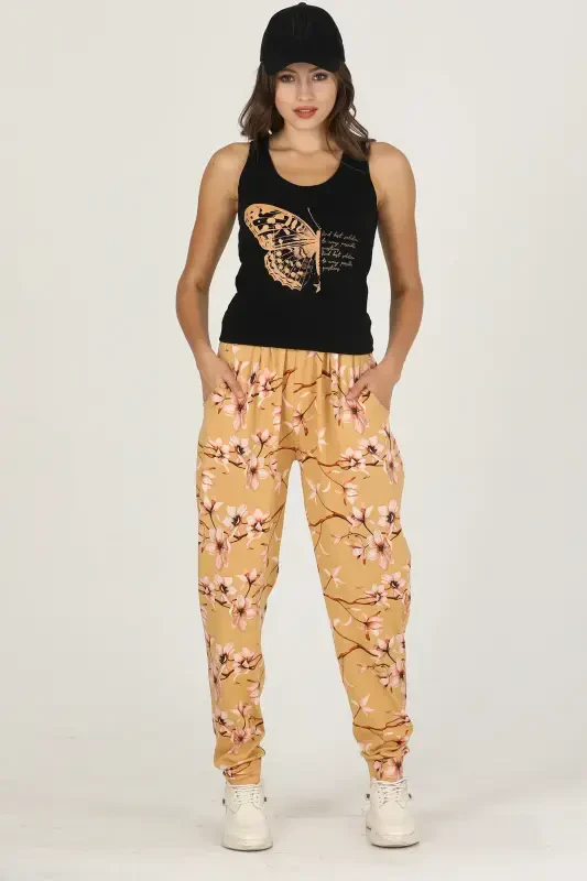 Lady Jenny Daphne Relaxed Wear T-Shirt and Trousers Set-10024 - 1