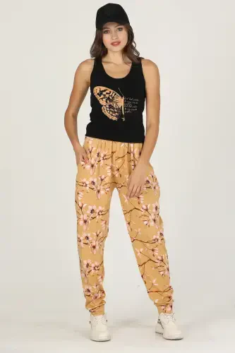 Lady Jenny Daphne Relaxed Wear T-Shirt and Trousers Set-10024 - 4