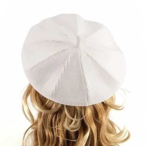 LADYBRO 2 Qavat Fransiz Bere Shlyapalari Ayollar Uchun, Jun Yumshoq Issiq Kabel Triko Beanie Qopqog'i - 2