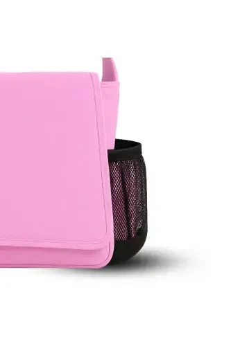 LAGOM MODA Streetwear Unisex Green Messenger Bag-Pink - 4