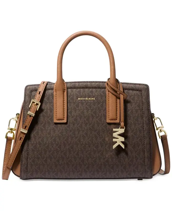 Laila Small Crossbody Satchel-Brown/acorn - MICHAEL KORS