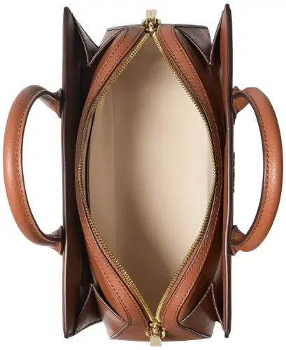 Laila Medium Leather Crossbody Satchel-Luggage - 4