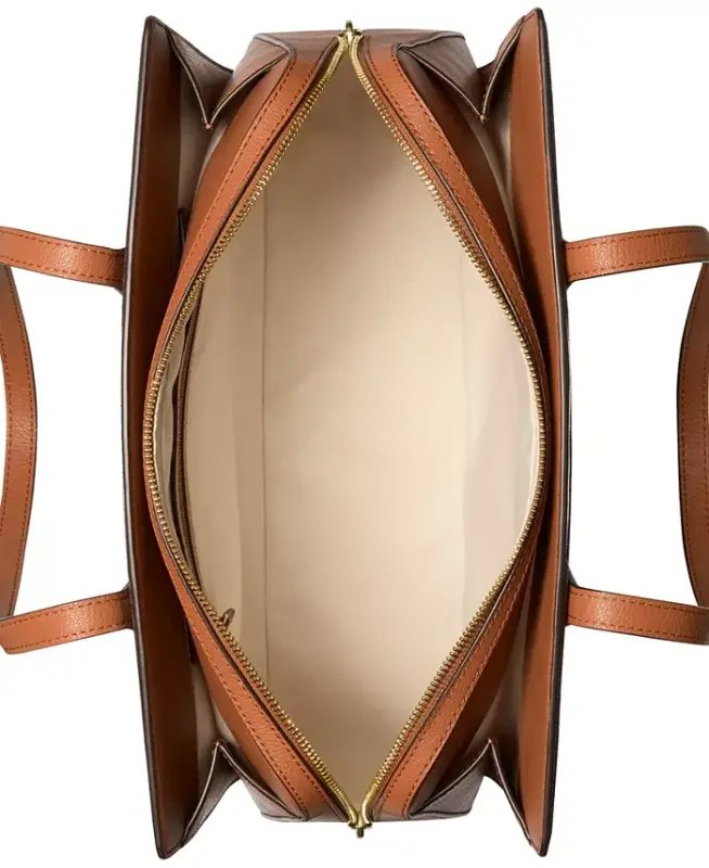 Laila Medium Leather Tote-Luggage - 2