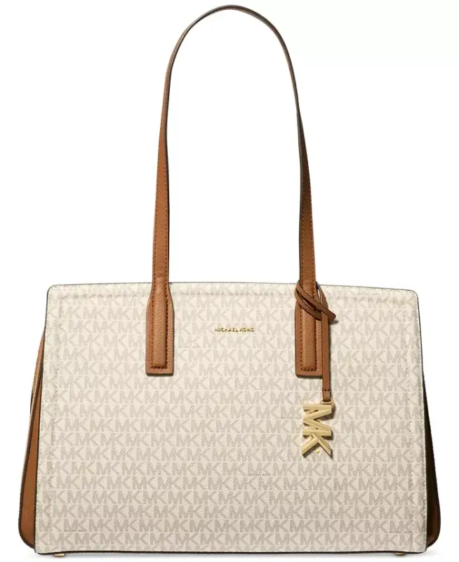 Laila Medium Tote-Vanilla/acorn - 1