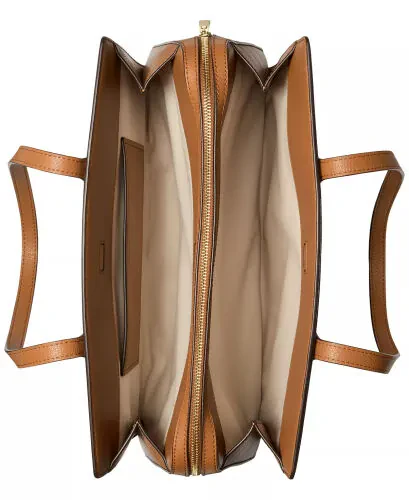 Laila Medium Tote-Vanilla/acorn - Modazone (1)