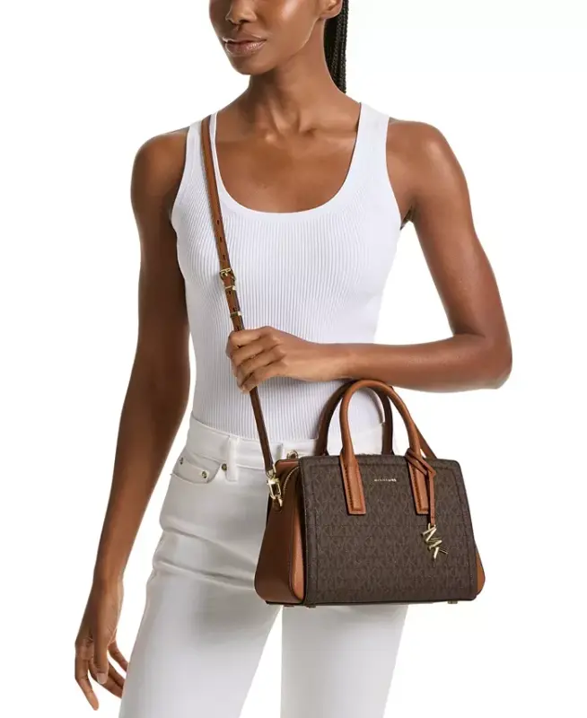 Laila Small Crossbody Satchel-Brown/acorn - 3