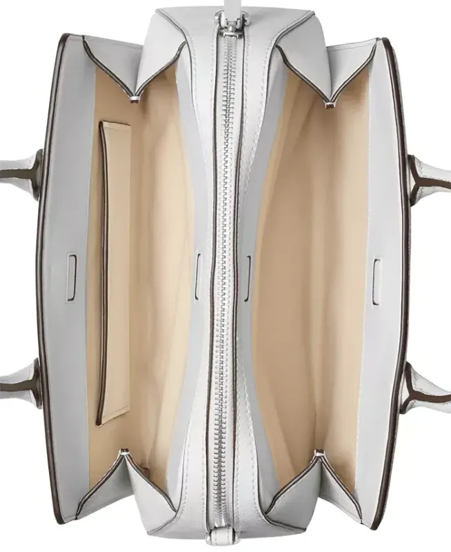 Laila Small Crossbody Satchel-Optic White/ Allum - 2