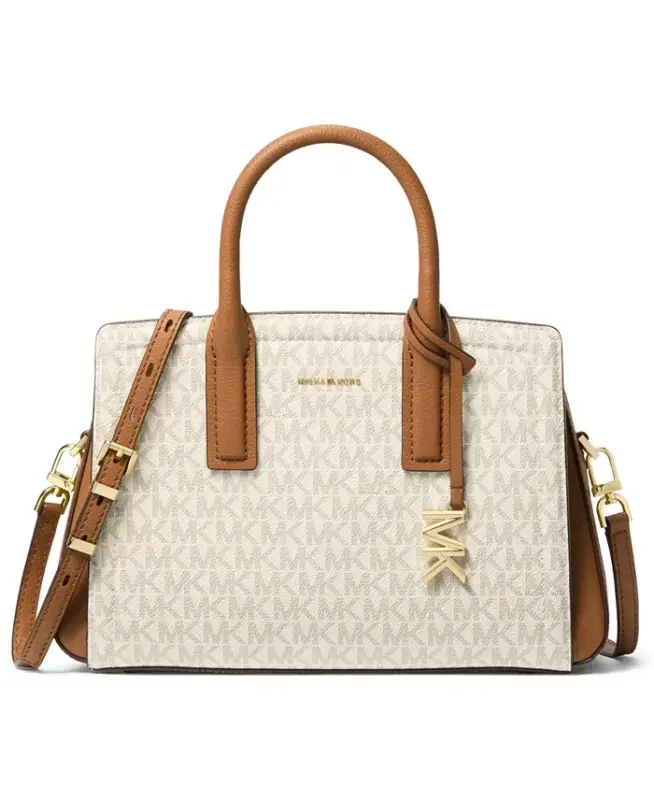 Laila Small Crossbody Satchel-Vanilla/acorn - 1