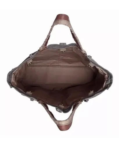 Lake Toya Canvas Tote Bag-Gray - 3