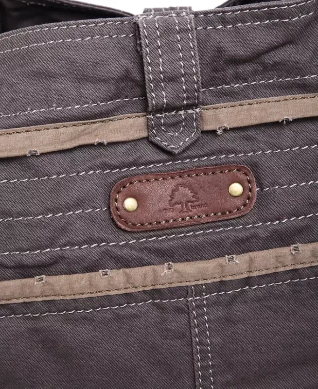 Lake Toya Canvas Tote Bag-Gray - 13