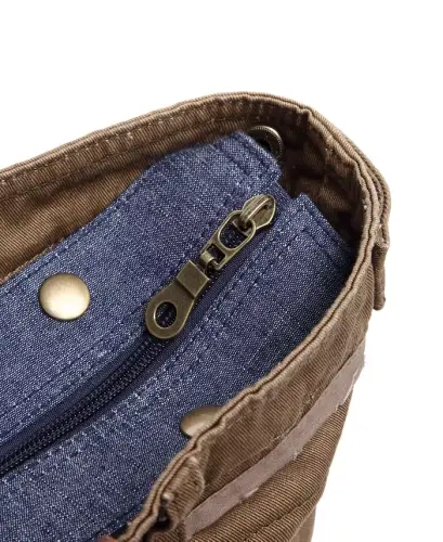 Lake Toya Canvas Tote Bag-Olive - 11