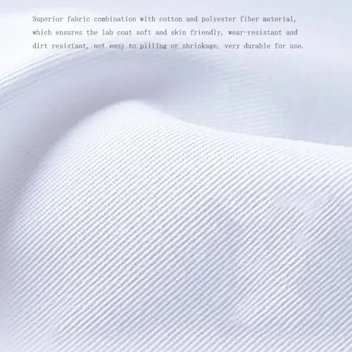 LALMISRL White Lab Coat for Kids Doctor Scientist Dress Up Costume for Boy Girls - Halloween Christmas Set - 5