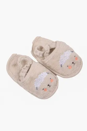 Lamb Swaddle Towel Set-BEIGE - 4