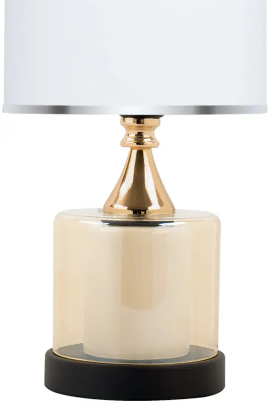 Lambent Gold Mini Cam Abajur-Beyaz - 3