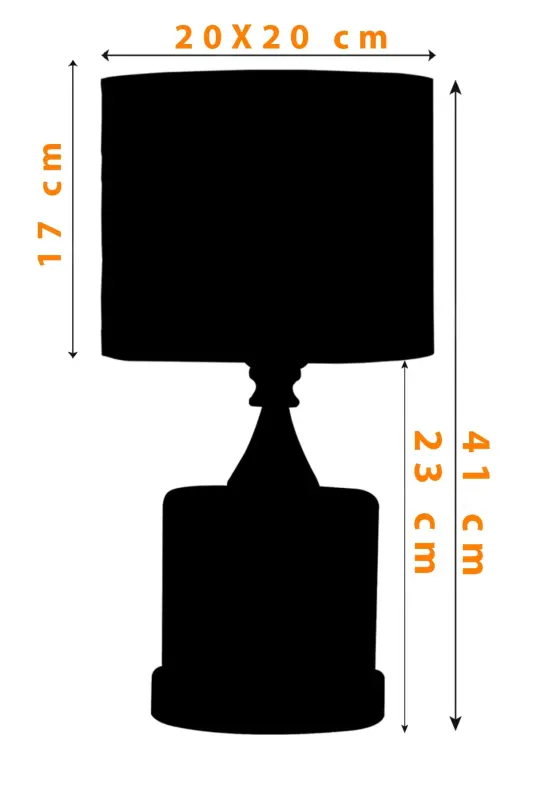 Lambent Gold Mini Cam Abajur-Spiral Siyah - 5