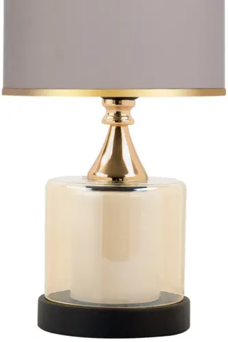 Lambent Gold Mini Cam Abajur-Vizon BEJ - 3
