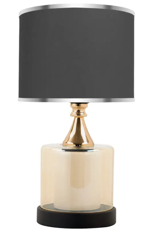 Lambent Gold Mini Glass Lampshade-GRAY - MODAZONE