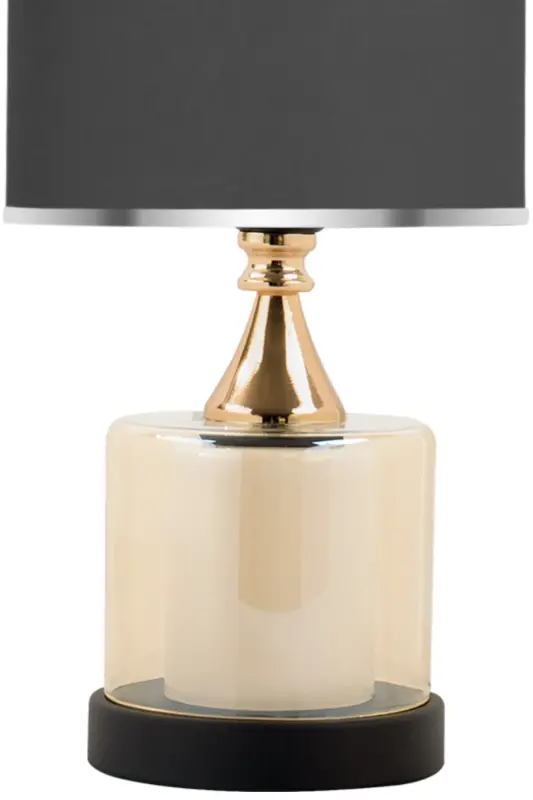 Lambent Gold Mini Glass Lampshade-GRAY - 3