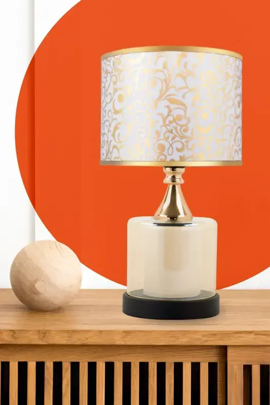 Lambent Gold Mini Стеклянный Абажур-Спираль Белый - 2