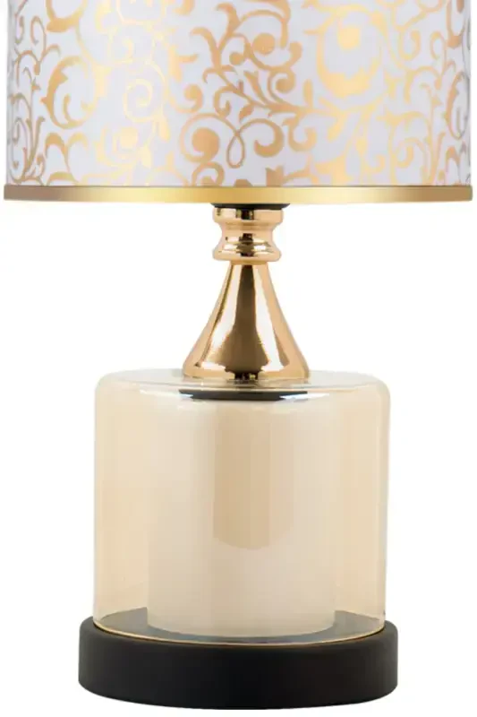 Lambent Gold Mini Стеклянный Абажур-Спираль Белый - 3