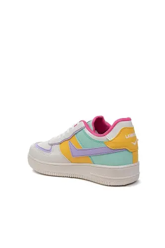 Lambırlent 2290 Unisex Sport Poyabzallari BEJ-LILA-PUSH - 7