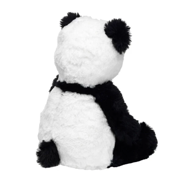 Lambs & Ivy Wild Life Black/White Plush Panda Bear Stuffed Animal Toy - Lucky - 4