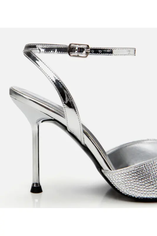 Lame ayollar toshli stiletto - 3