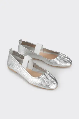 Lame Deri Kadın Günlük Ayakkabı - Lame - ELLE SHOES (1)