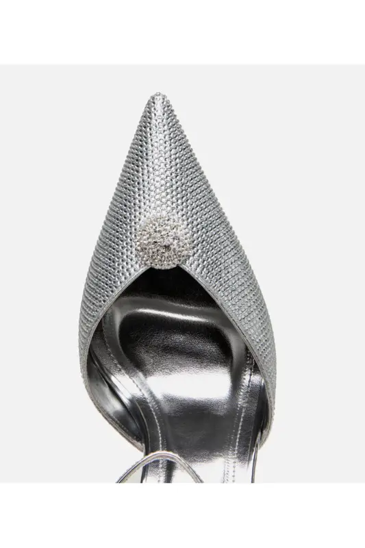 Kadın Lame Taşlı Abiye Stiletto-LAME - 7