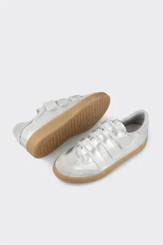 Lame Leather Women's Sneakers-Lame - 3