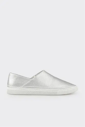 Lame Leather Women's Sneakers-Lame - 1