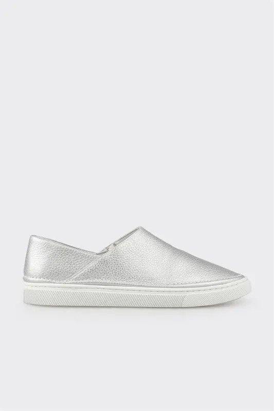 Lame Leather Women's Sneakers-Lame - 1