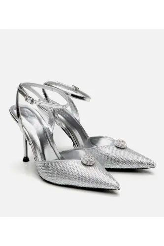 Lame Women's Stone Stiletto - Modazone (1)