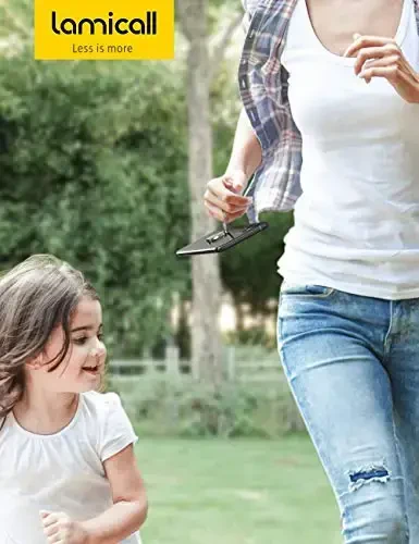 Lamicall Silver mobil telefon uzuk barmoq stendi - Telefon uzuk ushlagich ostend, magnitli avtomobil o'rnatish bilan ishlaydigan metall ushlagich ilgagi, iPhone 16 15 Pro Max Plus XR, smartfon aksessuarlari bilan mos keladi - 7