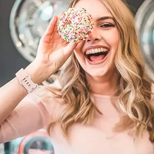 Lamshaw 22mm Classic Watch Bands: Soft Silicone Sports Strap Compatible with GTX12, GTX13, T60 Smart Watches - 4